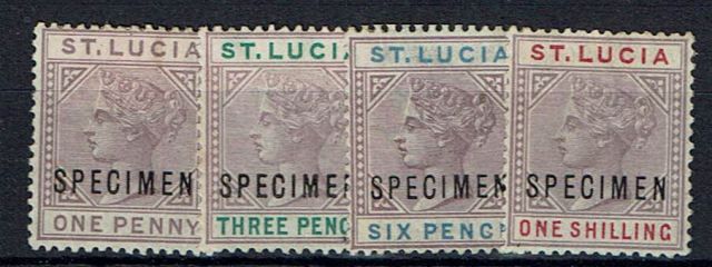 Image of St Lucia SG 39s/42s MM British Commonwealth Stamp